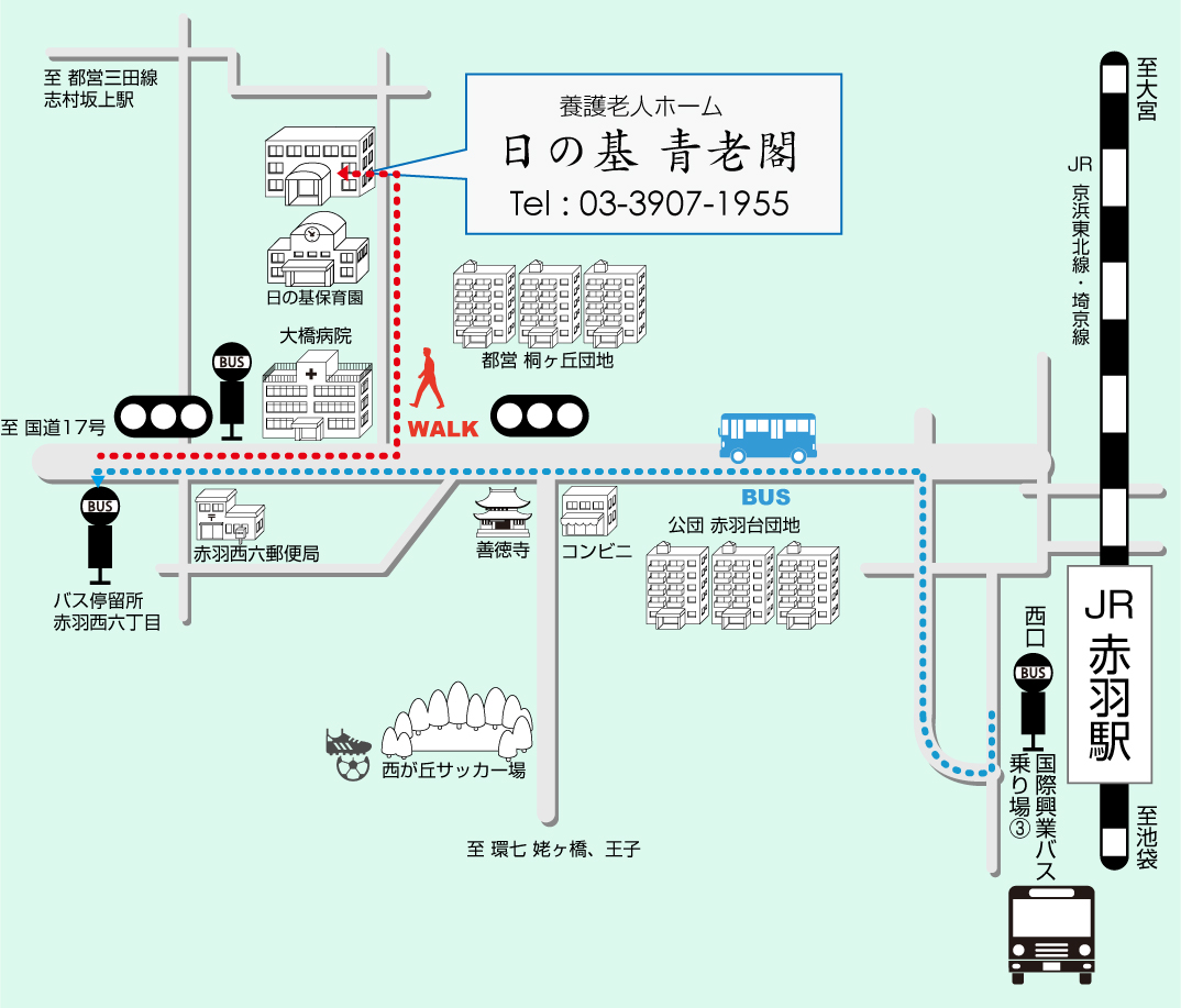 日の基青老閣/地図、マップ